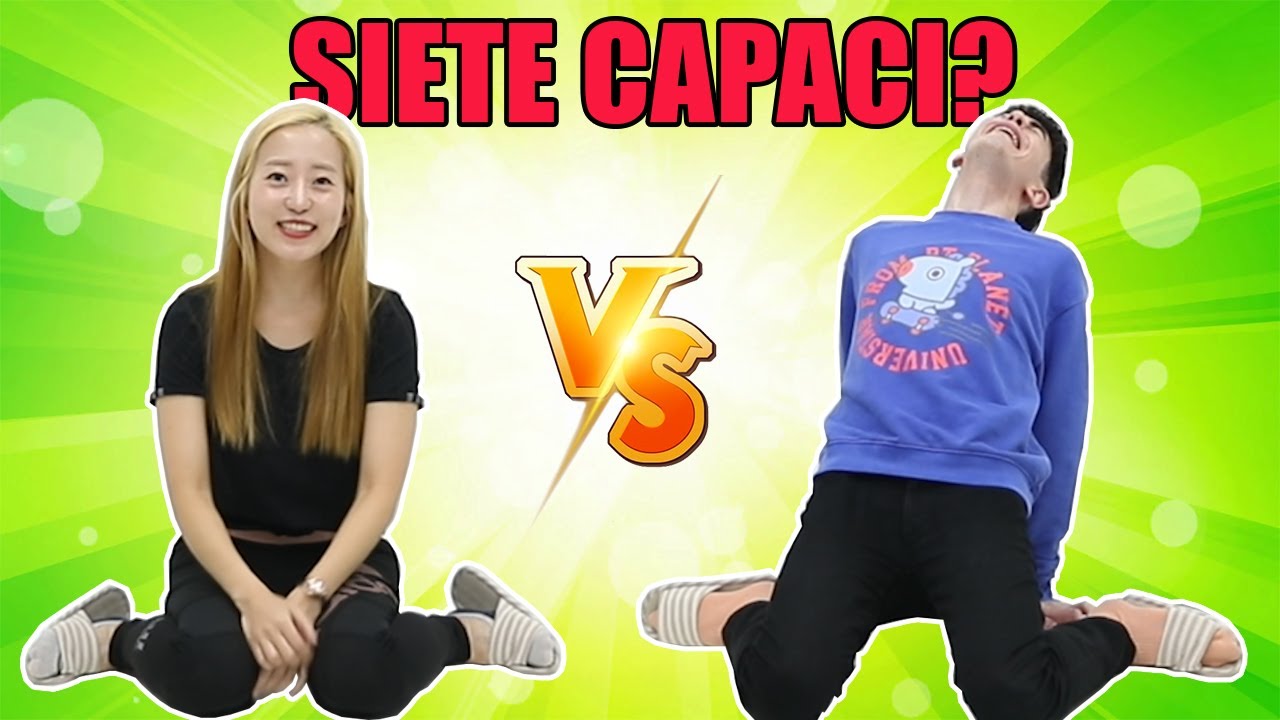 Posizioni IMPOSSIBILI che gli ITALIANI non sanno fare e i COREANI si!! 😱