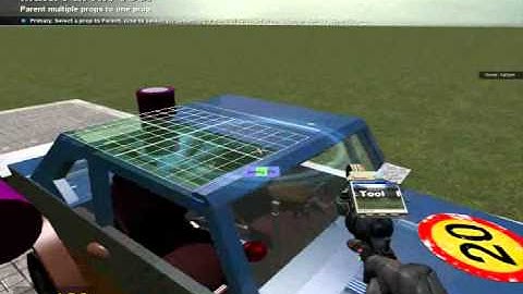 Gmod Tutorial: Moving large parts of a contraption (Parenting)