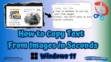 How to Extract Text from an Image Using the Snipping Tool | Windows 11