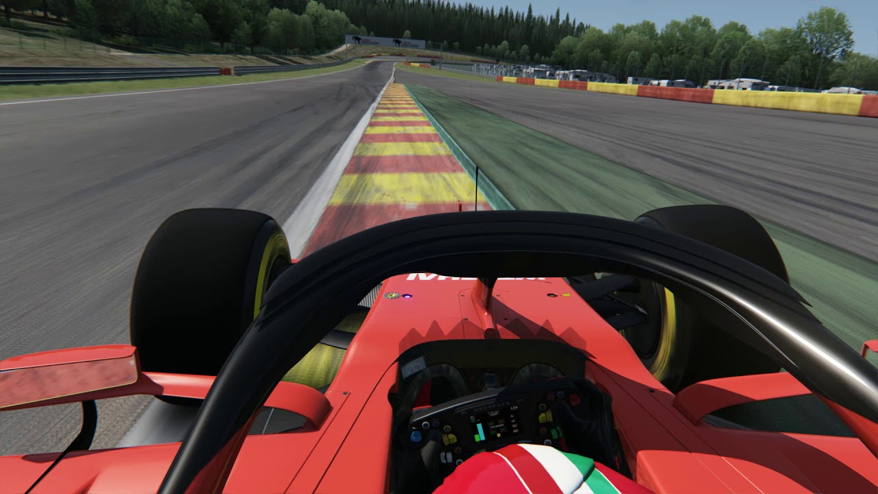 Assetto Corsa Pc Formula Hybrid 19 Ferrari Skin Spa Youtube