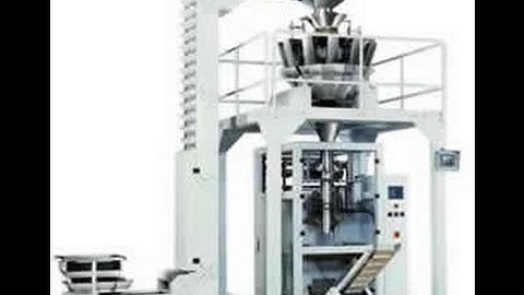 50g Puffed food vertical packaging equipment with step motor controller form fill seal machine