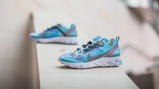 Nike React Element 87 "Royal Review On-Feet YouTube