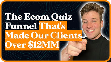 How We Used a Quiz Funnel to Scale Ecom Brands to $12MM+ In 2023