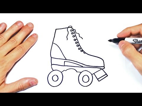 Video: Cómo Dibujar Patines