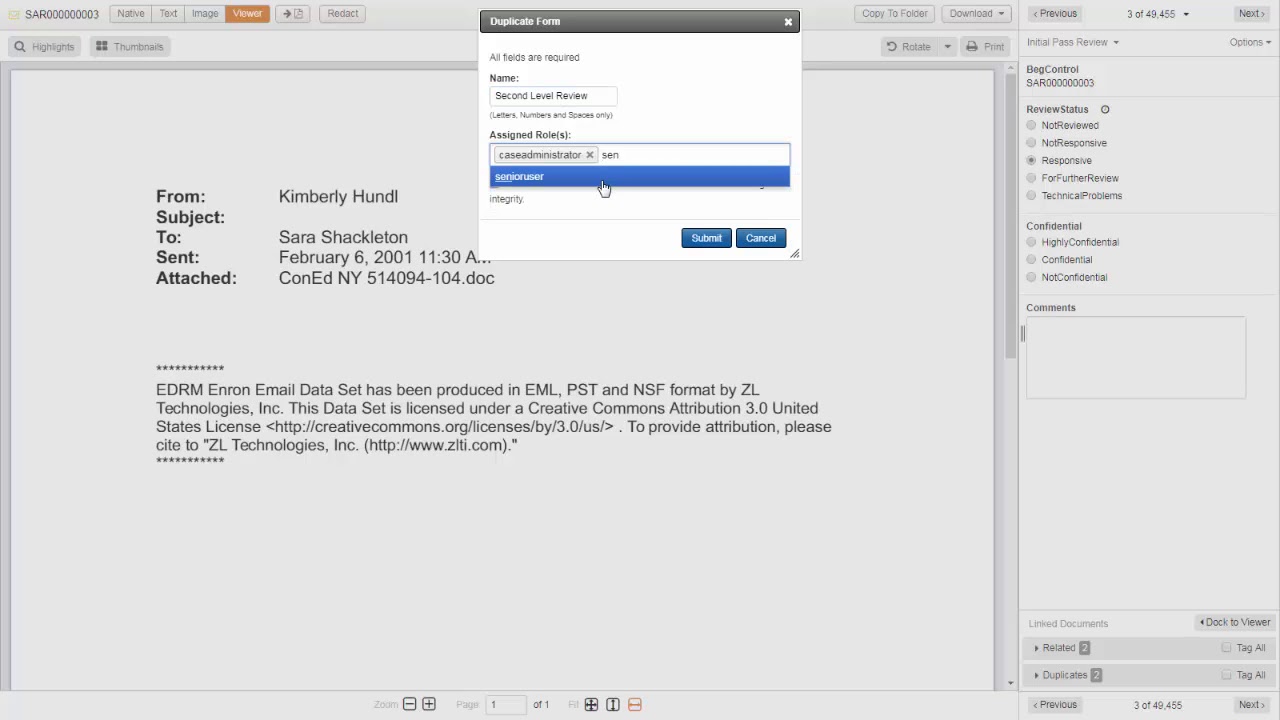 Catalyst Insight Tutorial Setting Up Review Forms YouTube