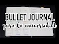 BULLET JOURNAL PARA LA UNIVERSIDAD / UOC | Christine Hug