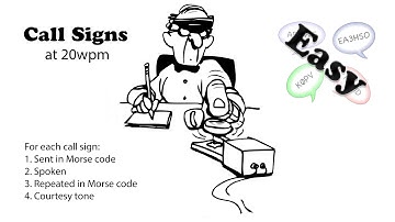 Easy Call Signs 20wpm