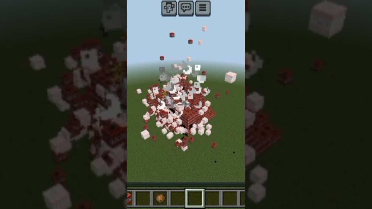TNT rain in Minecraft