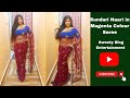 Sundari Naari Feat. || Magenta Colour Chiffon Saree || Sundari Naari in Magenta Colour Saree