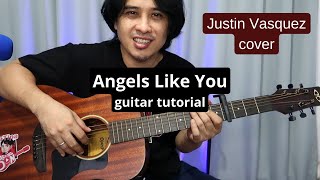 Angels Like You male ver. (Justin Vasquez) guitar tutorial (tagalog)