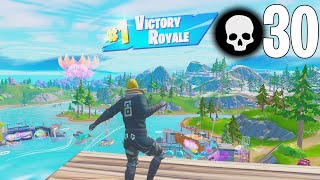30 Elimination Solo vs Squads Win Full Gameplay Fortnite Chapter 3 Season  3 (PS4 Controller)