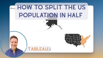 Where to Draw a Line to Split the US Population in Half (Tableau Quick Tip)
