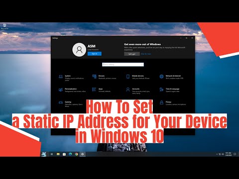 How To Set a Static IP Address for Your Device in Windows 10