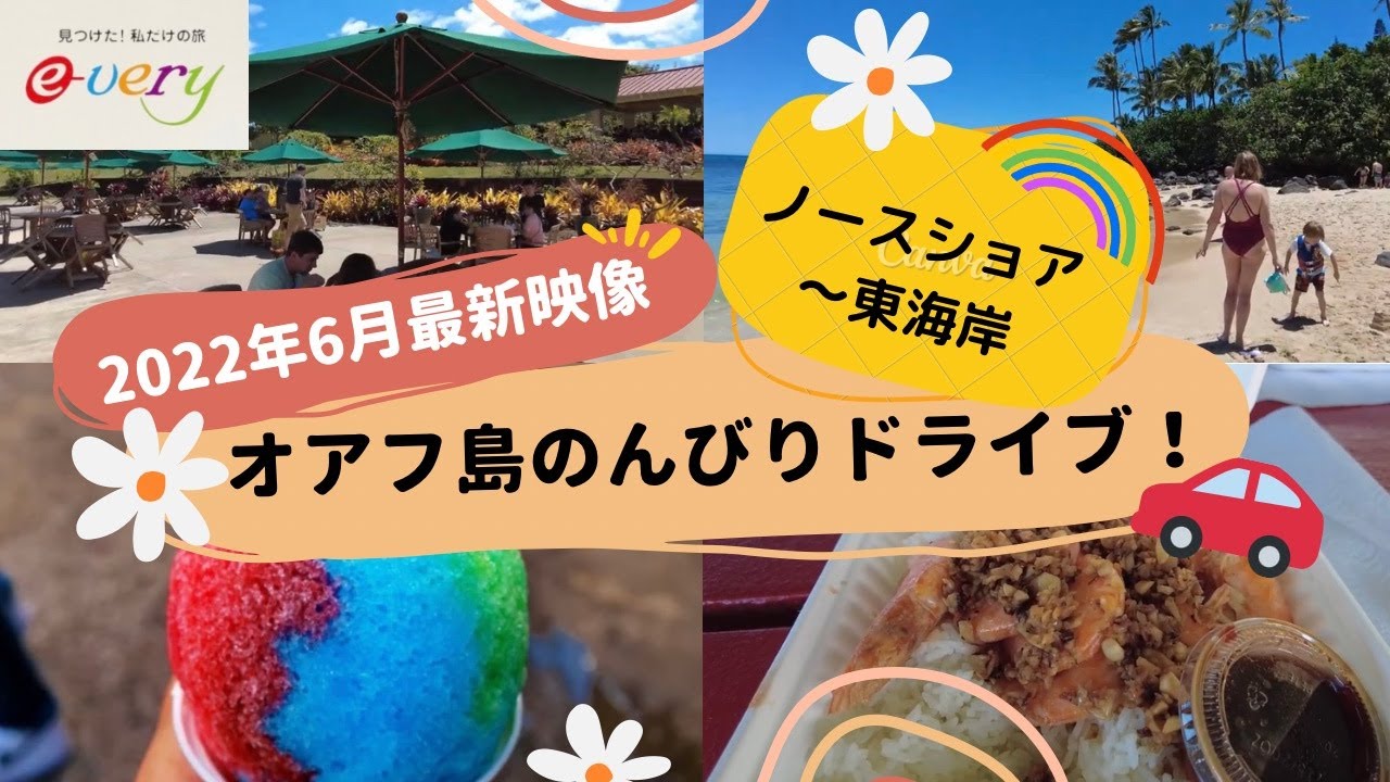 ハワイの今をお届け ノースショア 東海岸 オアフ島のんびりドライブ 22年6月最新映像 Youtube ハワイの今をお届け ノースショア 東海岸 オアフ島のんびりドライブ 22年6月最新映像 Youtube