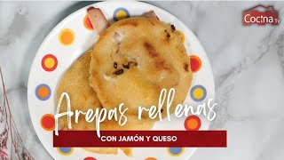 Arepas rellenas de jamón y queso - CocinaTv producido por Juan Gonzalo Angel Restrepo