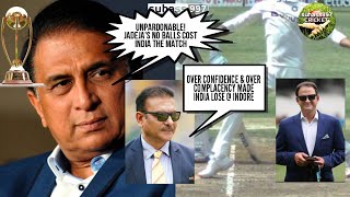 UNPARDONABLE - GAVASKAR BLAMES JADEJA'S MISTAKES FOR INDIA'S LOSS