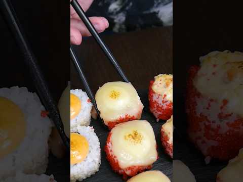 Запечённые роллы с сырной шапочкой