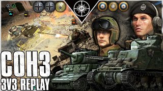 Allied Killzone | 3v3 Benghazi | Company of Heroes 3 Replays #14