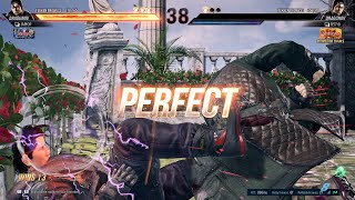 I did one of the coolest looking combos in Tekken