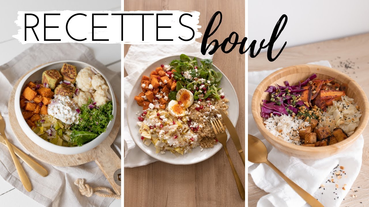 3 recettes de buddha bowl végétariens