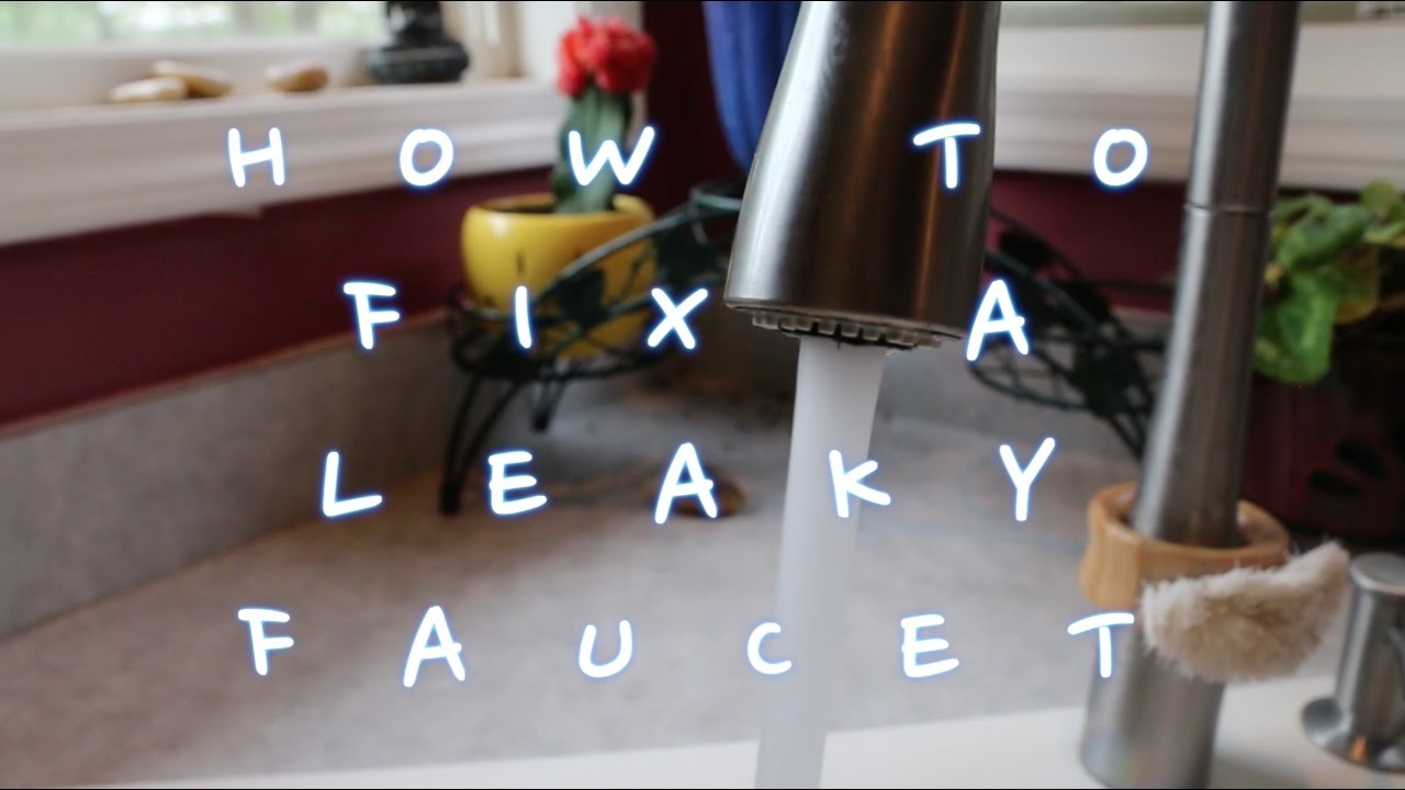 How To Fix A Leaky Faucet Kohler Simplice Sink Youtube