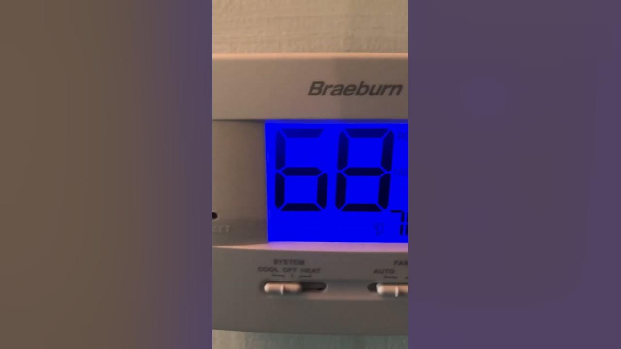 Braeburn 1020NC Thermostat YouTube