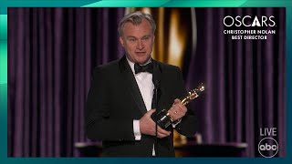 Christopher Nolan Wins Best Director for 'Oppenheimer' | 96th Oscars (2024) Resimi