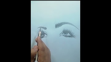 Drawing Realistic Eyes for beginners #Shorts Video Drawing ★ Art Azad