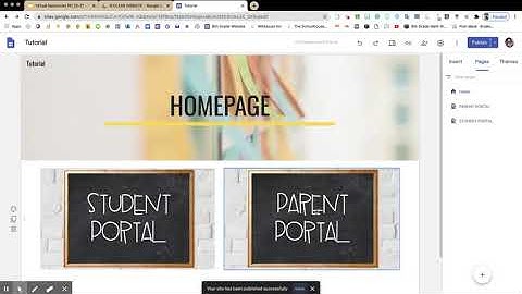PART 4: Creating a Google Site