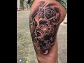 Atomic Tattoo Baden Baden Oberschenkel Tattoo Von Chris