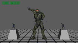 Master Chief discovers the power of glutes Resimi