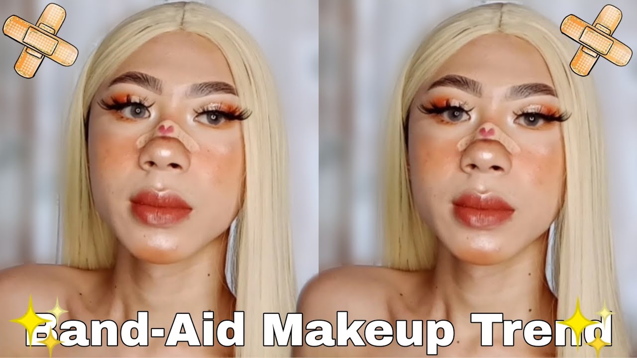 Trying the BandAid Makeup Trend Charlce Ace YouTube