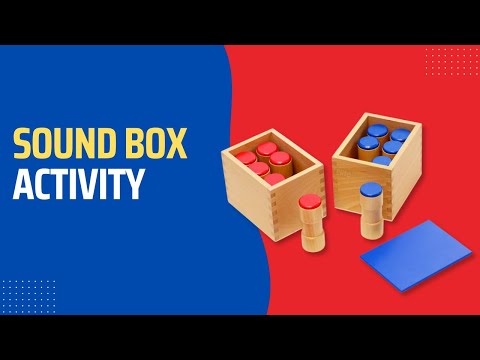 Sound Box Activity | Montessori #kindergarten #preschool #montessori #kidsactivities