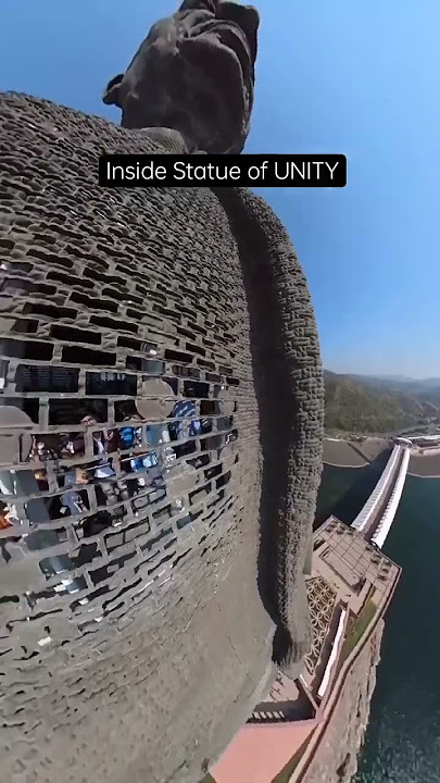STATUE OF UNITY INSIDE VIEW #shorts