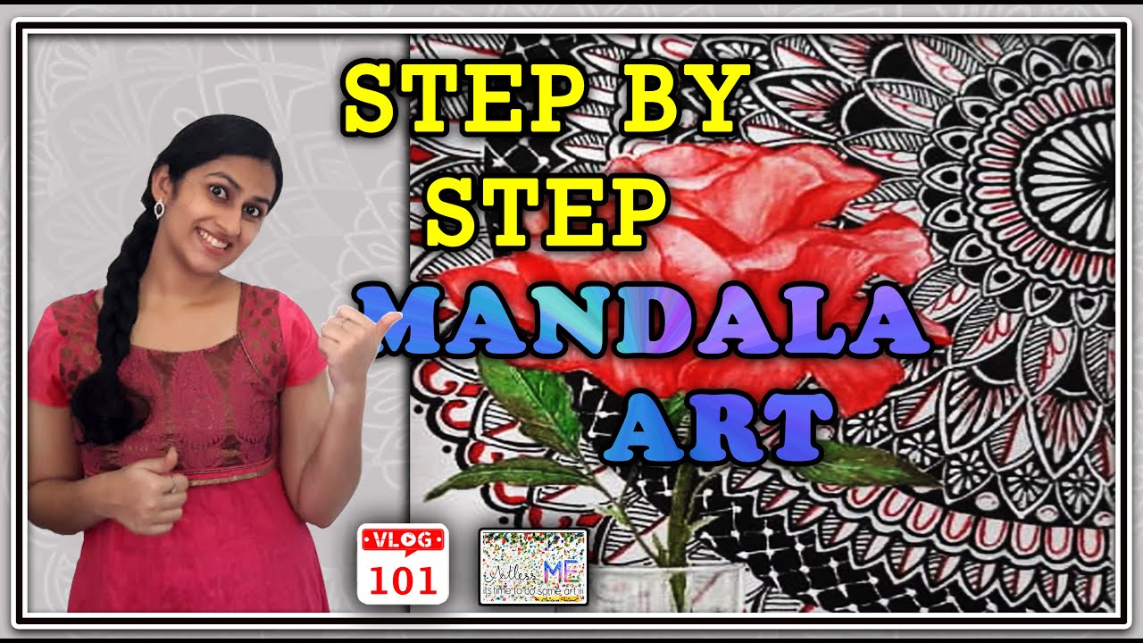 Let's do a Mandala Art togetherStayHome draw WithMeTips and tricks