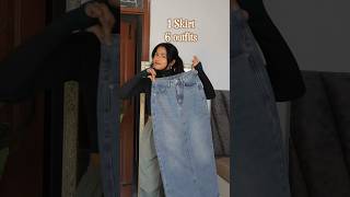 Styling Denim Skirt Use My Coupon Code Anosv23 For Upto 25% Off