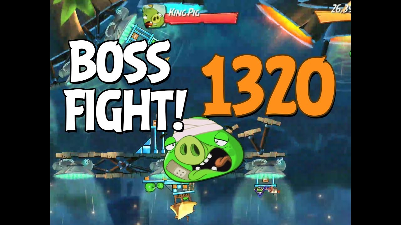 Angry Birds 2 Boss Fight 189! King Pig Level 1320 Walkthrough - iOS, Android