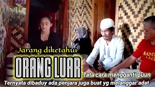 RARELY KNOWN BY OUTSIDERS II Baduy customary laws for violators and the procedure for replacing t...