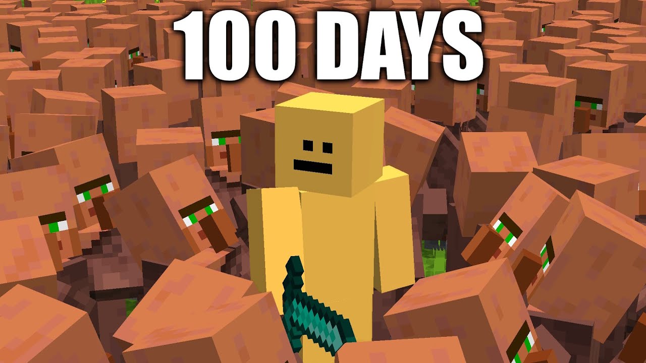 I Killed Villagers For 100 Days