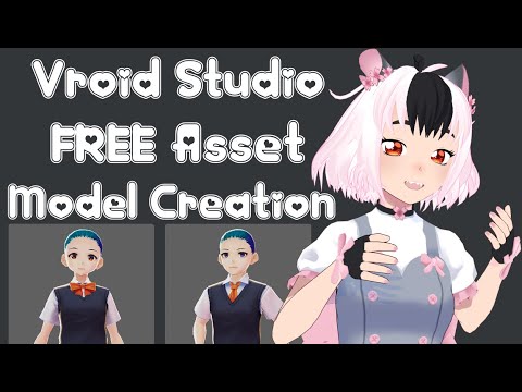 Vroid Studio Model Making with FREE ASSETS ONLY! - YouTube