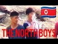 North korea boys in countryside