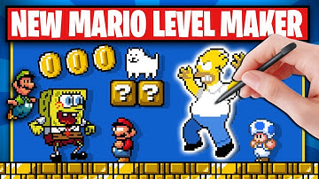 New Mario Game That Lets You Make Custom Characters and Levels!