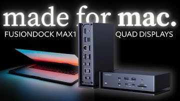 iVANKY FusionDock Max 1: Multiple Monitors on MacBook is HERE!