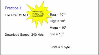 Calculating download time given file size and transfer speed part 2 screenshot 3