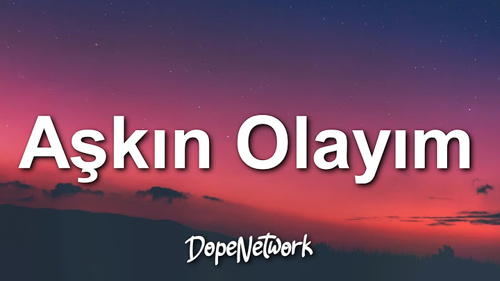 Simge - Aşkın Olayım (Sözleri/Lyrics)