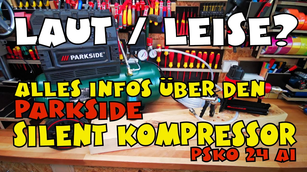 Alles über PARKSIDE® Silent YouTube den von Kompressor PSKO 24 