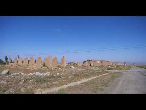 中國甘肅酒泉 石油小鎮影視基地 ( 阿克塞老縣城 ) | A filming location in Gansu China