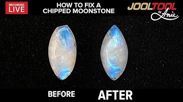 Behind the scenes of "How to fix a chipped Moonstone on the JOOLTOOL" - LIVE with Anie