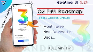 Realme UI 3.0 Q2 Official Roadmap | Realme UI 3.0 Q2 New Device List | Quarter 2 Full Device List⚡⚡