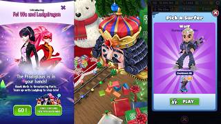 Miraculous Ladybug & Cat Noir Vs Temple Run 2 Winter Toyland Vs Subway Surfers Shenzhen game play screenshot 1